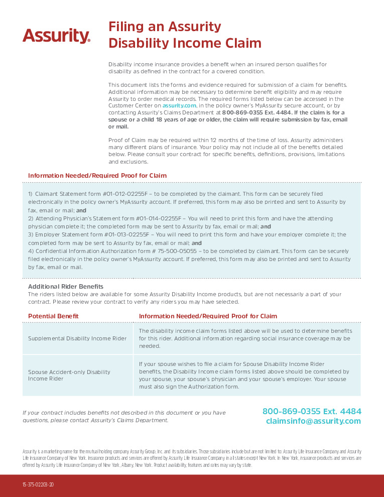 thumbnail of IA DI Claim Form